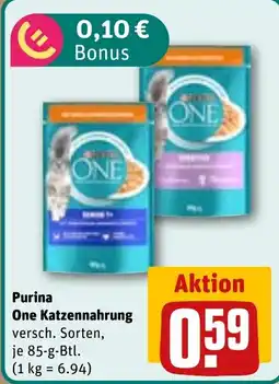 REWE DE Purina One Katzenahrung tilbud