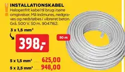 jem & fix INSTALLATIONSKABEL tilbud