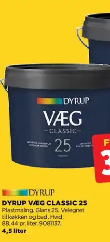 jem & fix Dyrup VÆG Classic 25 tilbud