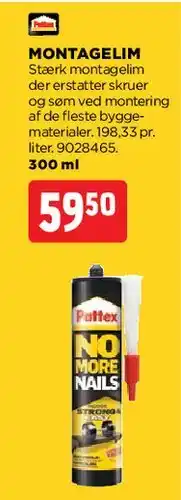 jem & fix No More Nails (montagelim) tilbud