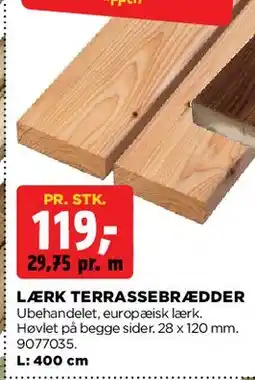 jem & fix LÆRK TERRASSEBRÆDDER tilbud