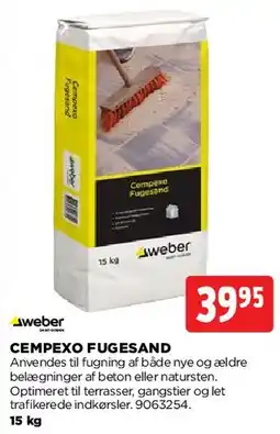 jem & fix CEMPEXO FUGESAND tilbud