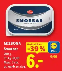 Lidl Milbona Smørbar tilbud