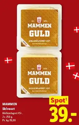Lidl Mammen Guld (skiveost) tilbud