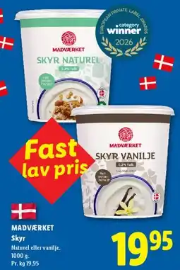 Lidl Skyr tilbud