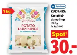 Lidl Potato Dumplings (with pork & beef) tilbud