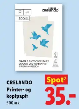 Lidl Printer- og kopipapir tilbud