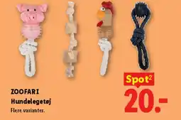 Lidl ZOOFARI Hundelegetøj (reb- og tyggelegetøj) tilbud