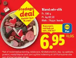 Lidl Bland selv-slik tilbud