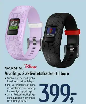 Føtex Vivofit jr. 2 aktivitetstracker til børn tilbud