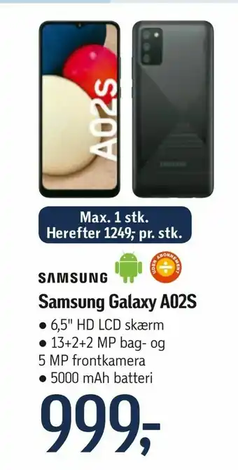 Føtex Samsung Galaxy A02S tilbud