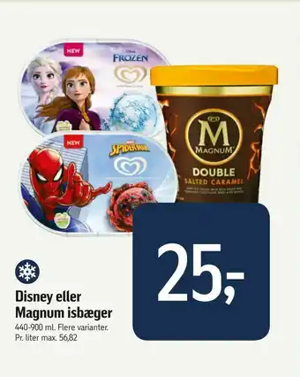 Føtex Disney eller Magnum isbæger tilbud