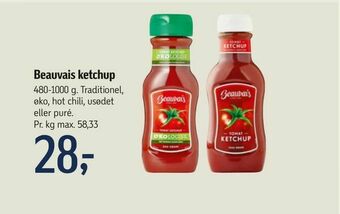 Føtex Beauvais ketchup tilbud