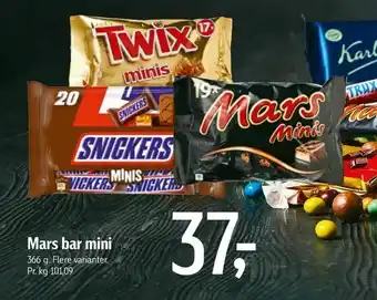 Føtex Mars bar mini tilbud