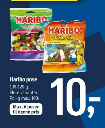 Føtex Haribo pose tilbud