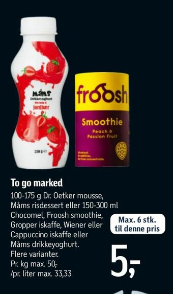 Føtex To go marked tilbud