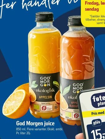 Føtex God Morgen juice tilbud