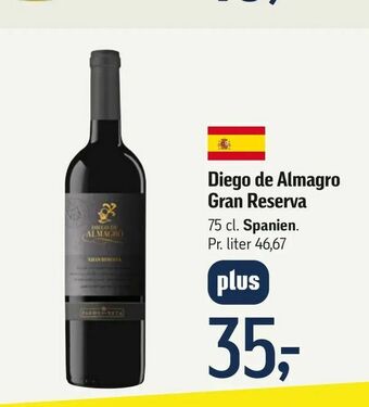 Føtex Diego de Almagro Gran Reserva tilbud