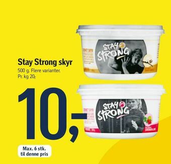 Føtex Stay Strong skyr tilbud