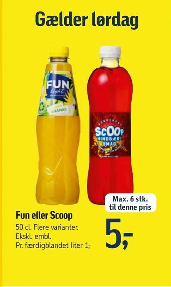 Føtex Fun eller Scoop tilbud