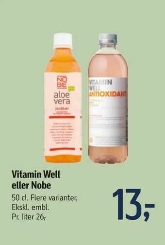 Føtex Vitamin Well eller Nobe tilbud