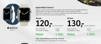 YouSee Apple Watch Series 7 tilbud