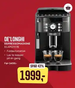 Skousen DE'LONGHI ESPRESSOMASKINE tilbud