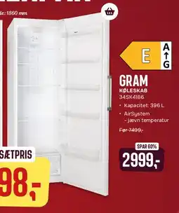Skousen KØLESKAB tilbud