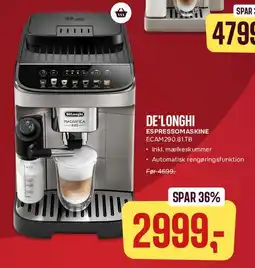Skousen De'Longhi espressomaskine ECAM290.81.TB (Magnifica) tilbud