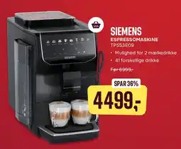 Skousen Siemens Espressomaskine TP553E09 tilbud