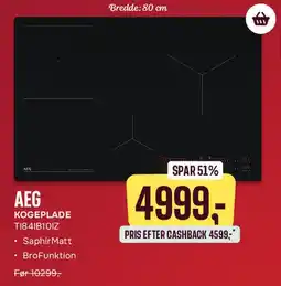Skousen AEG kogeplade TI841B10Z tilbud