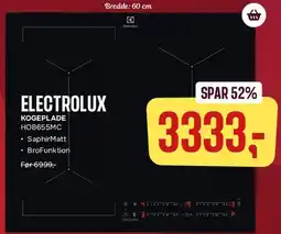Skousen Electrolux kogeplade HOB655MC tilbud