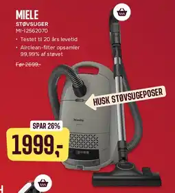 Skousen Miele støvsuger tilbud