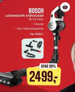 Skousen Bosch ledningsfri støvsuger tilbud
