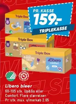 Bilka Libero bleer (triplekasse) tilbud
