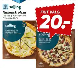 Bilka Salling italiensk pizza tilbud