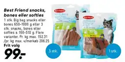Bilka Best Friend snacks, bones eller softies tilbud