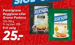 Bilka Parmigiano Reggiano eller Grana Padano tilbud