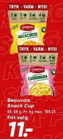 Bilka Beauvais Snack Cup tilbud