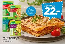 Bilka Knorr dinner kit tilbud