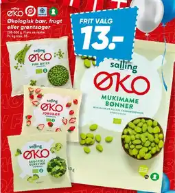 Bilka salling ØKO - økologiske grøntsager / bær tilbud