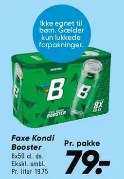 Bilka Faxe Kondi Booster (pr. pakke) tilbud
