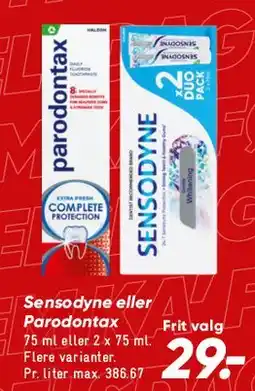 Bilka Parodontax tandpasta tilbud