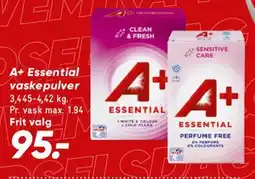 Bilka A+ Essential vaskepulver tilbud