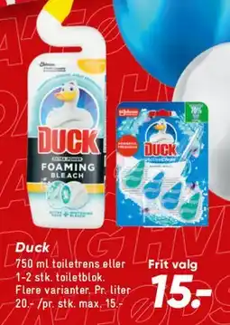 Bilka Duck & små rengøringsartikler (top højre) tilbud