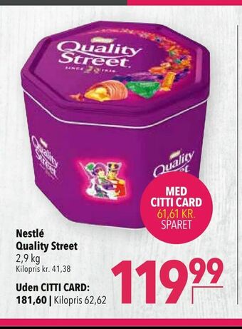 Citti Nestlé Quality Street tilbud