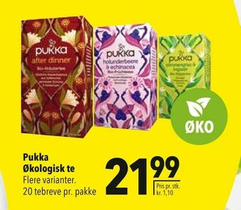 Citti Pukka Økologisk te tilbud