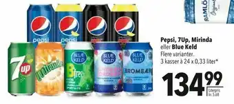 Citti Pepsi, 7Up, Mirinda eller Blue Keld tilbud