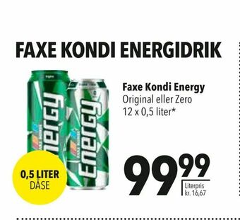Citti Faxe Kondi Energy tilbud