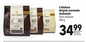 Citti Callebaut Belgisk overtræks- chokolade tilbud